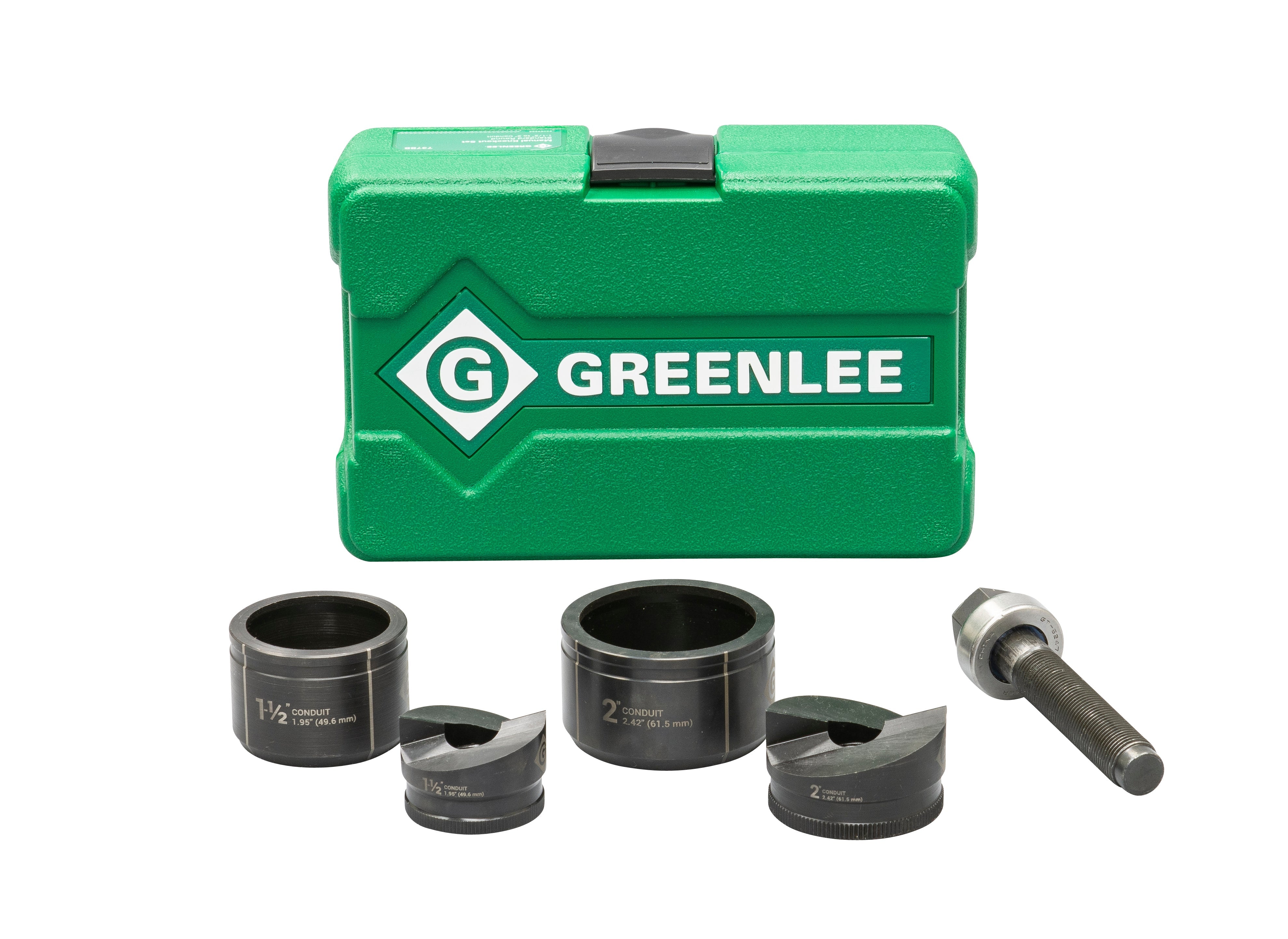 Greenlee 7237BB KO SET, SB, 1-1/2" - 2" - MPR Tools & Equipment