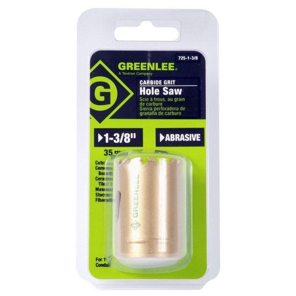 Greenlee 725-1-3/8 HOLESAW-1-3/8" CARBIDE GRIT - MPR Tools & Equipment