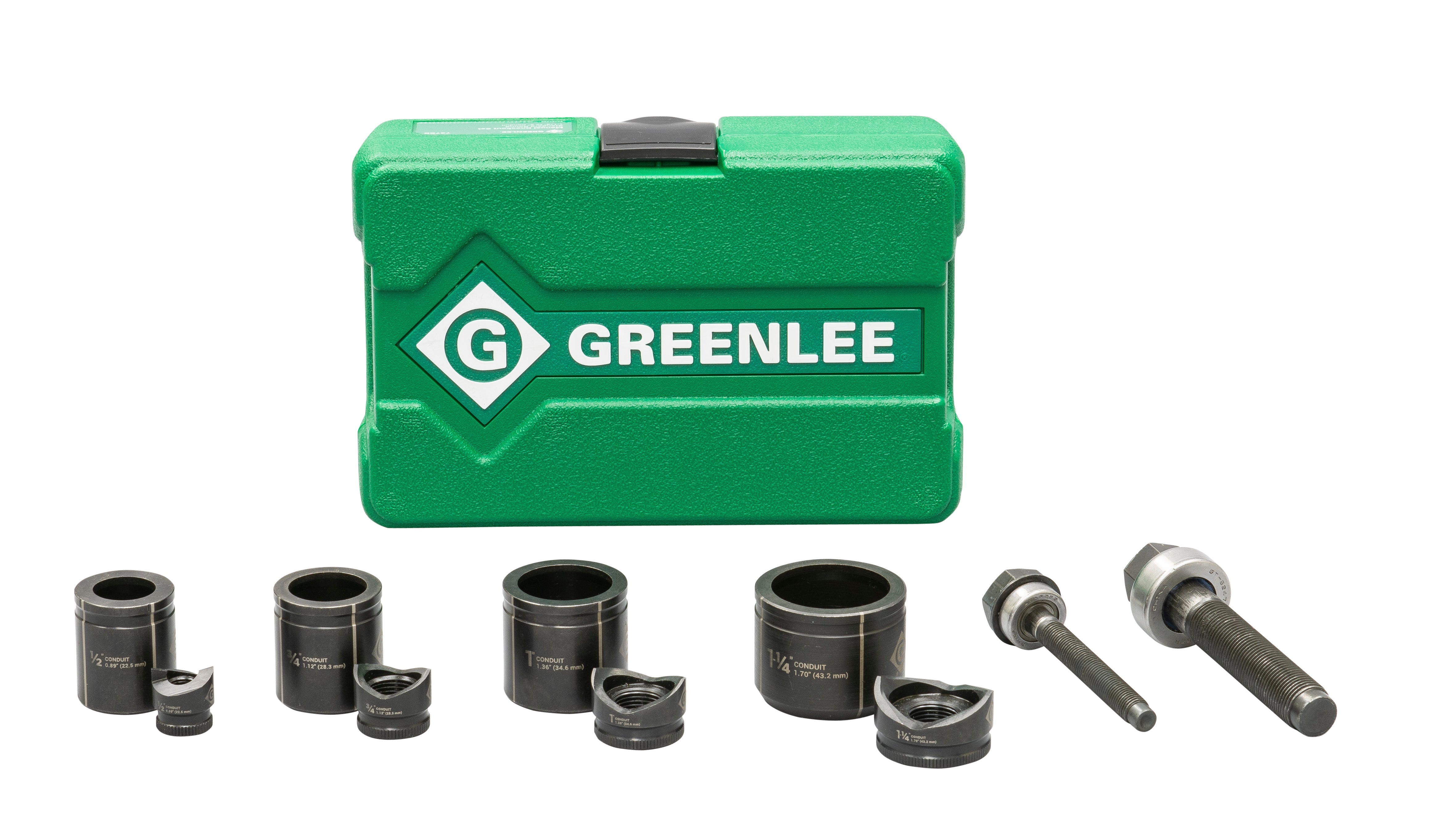 Greenlee 735BB KO SET, SR, 1/2" - 1-1/4" - MPR Tools & Equipment