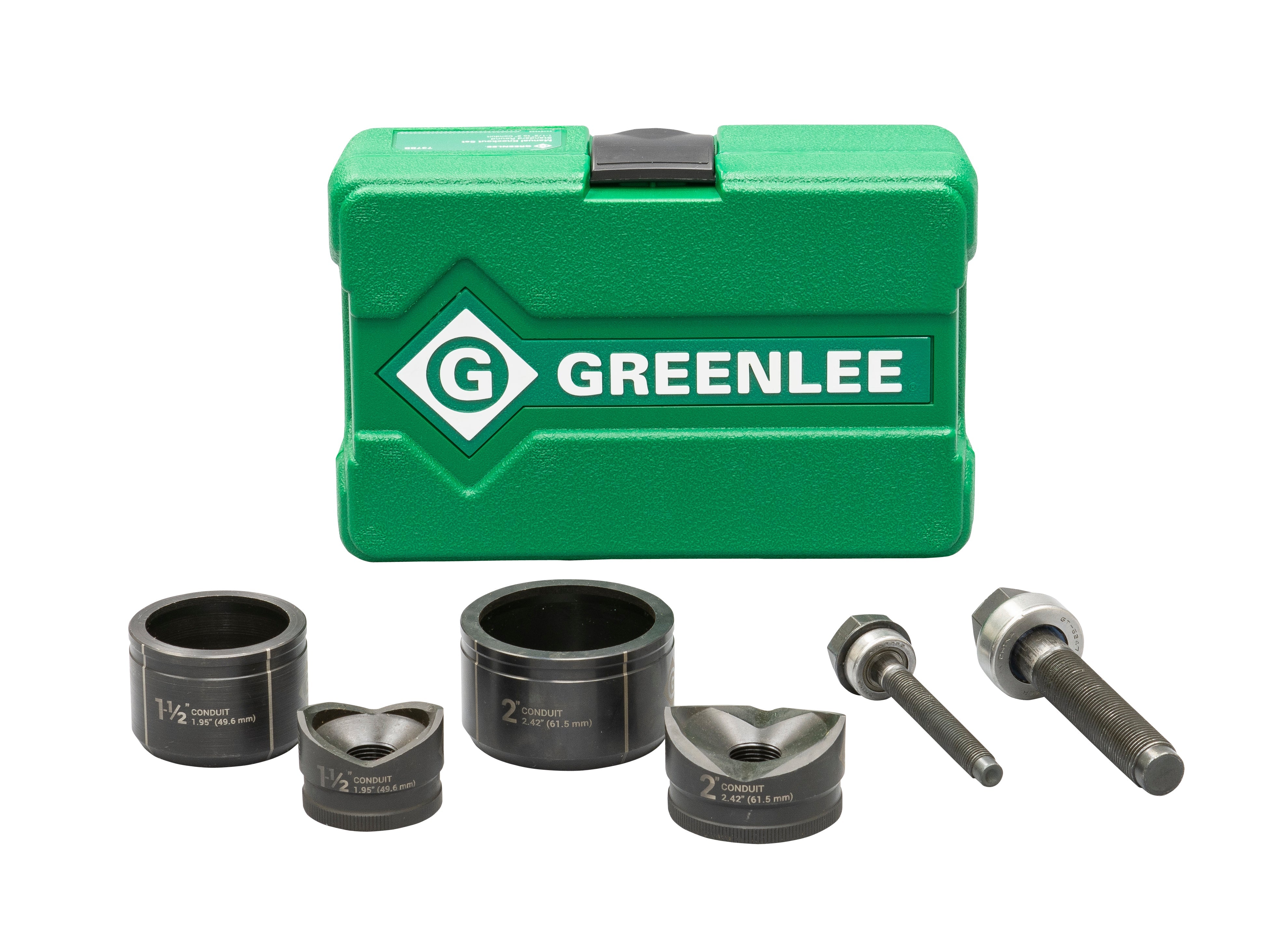 Greenlee 737BB KO SET, SR, 1-1/2" - 2" - MPR Tools & Equipment
