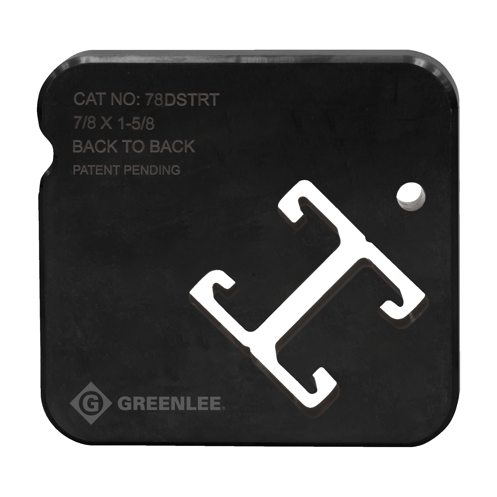 Greenlee 78DSTRT DIES, 7/8 DOUBLE STRUT (PKGD) - MPR Tools & Equipment