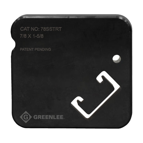 Greenlee 78SSTRT DIES, 7/8 SINGLE STRUT (PKGD) - MPR Tools & Equipment
