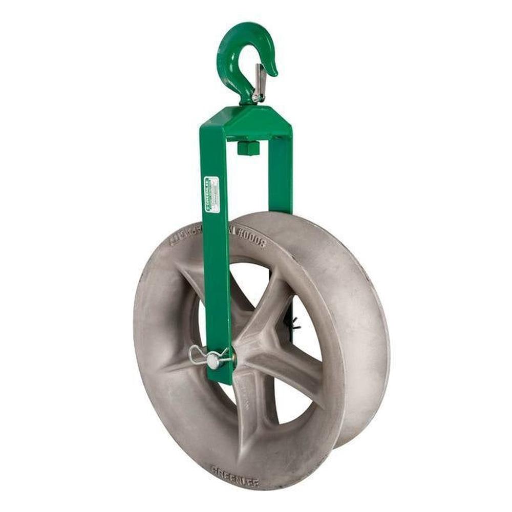 Greenlee 8018 SHEAVE UNIT, HOOK 18" - MPR Tools & Equipment