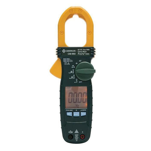 Greenlee CM-960 AC/DC TRUE RMS CLAMP METER, 600V, 600A - MPR Tools & Equipment