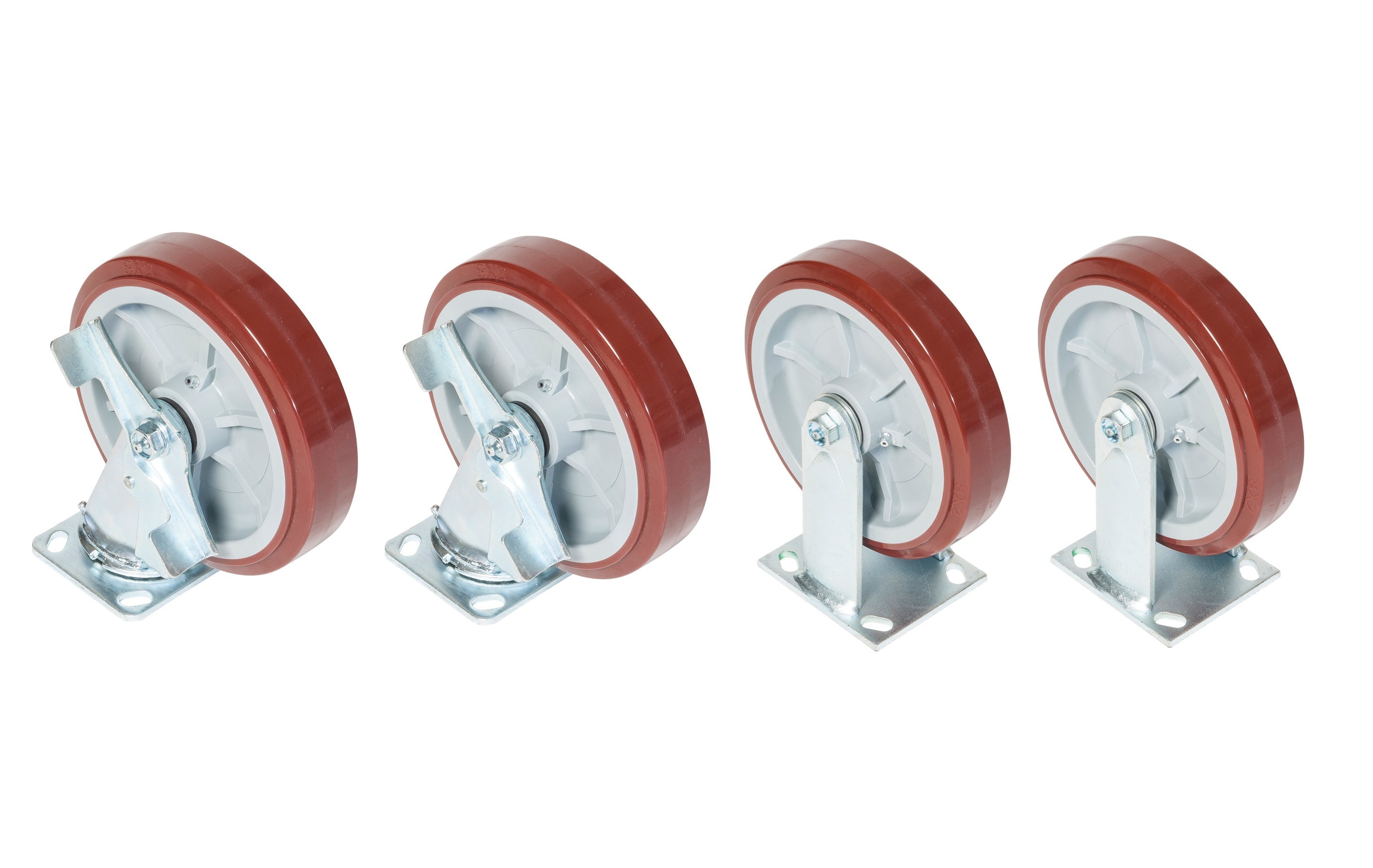 Greenlee CRSL8 CASTER KIT, 8" W/SD LOCK(2R2S) - MPR Tools & Equipment