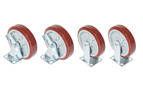 Greenlee CRSL8 CASTER KIT, 8" W/SD LOCK(2R2S) - MPR Tools & Equipment