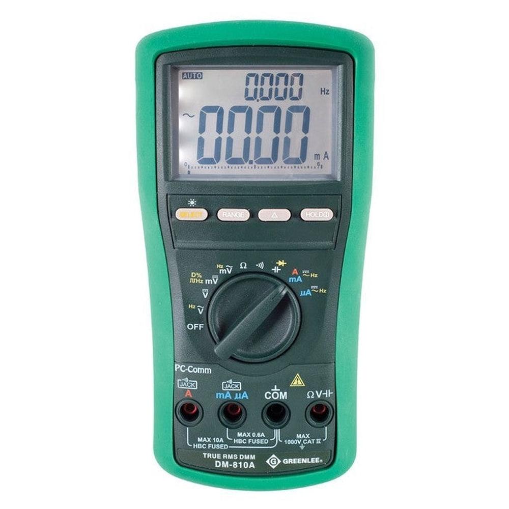 Greenlee DM-810A DMM,TRMS,AC/DC,CAP - MPR Tools & Equipment