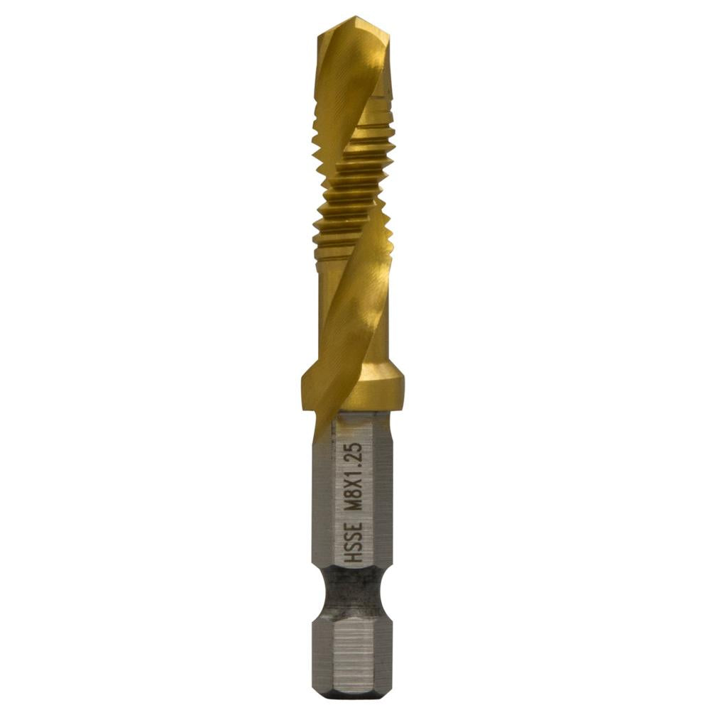 Greenlee DTAPSSM8C DRILL/TAP,M8 X 1.25 (PKG) - MPR Tools & Equipment