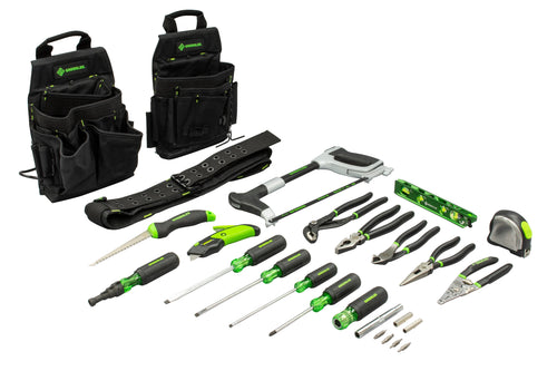 Greenlee GA-17KIT HAND TOOL KIT 17-PIECE - MPR Tools & Equipment