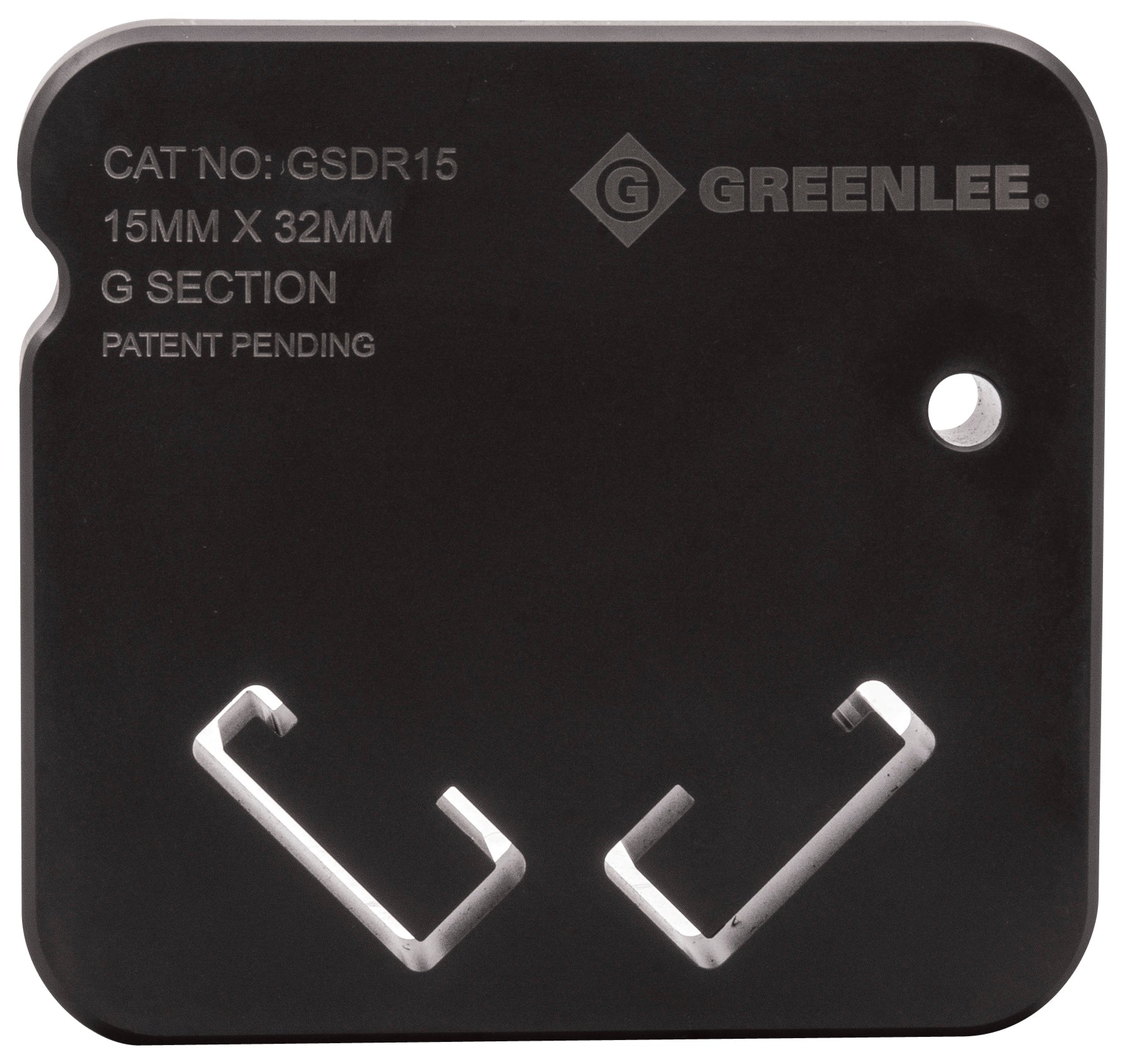 Greenlee GSDR15 DIES, DIN-G SECTION (PKGD) - MPR Tools & Equipment