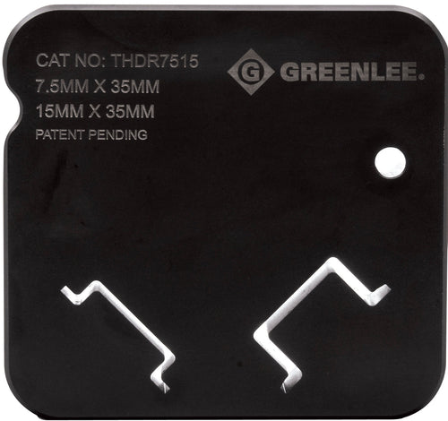 Greenlee THDR7515 DIES, DIN-7.5 & 15X35MM (PKGD) - MPR Tools & Equipment