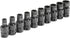 Grey Pneumatic 1212U 3/8" DR. 12 PC. 6 PT. STANDARD LENGTH FRAC. UNIV. SET - MPR Tools & Equipment