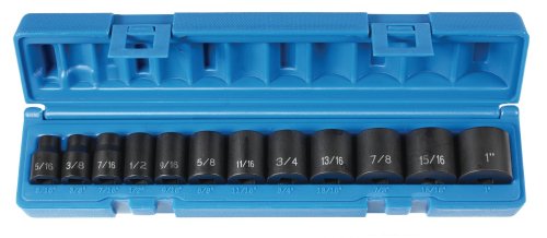 Grey Pneumatic 1213 3/8" Drive 12-Piece Standard Socket Set - MPR Tools & Equipment