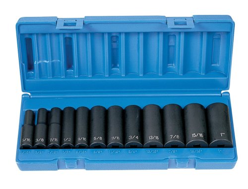 Grey Pneumatic (1213D) 3/8" Drive 12-Piece Deep Socket Set - MPR Tools & Equipment