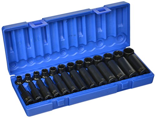 Grey Pneumatic (1226M 3/8" Drive 26-Piece Deep Length Metric Master Socket Set - MPR Tools & Equipment