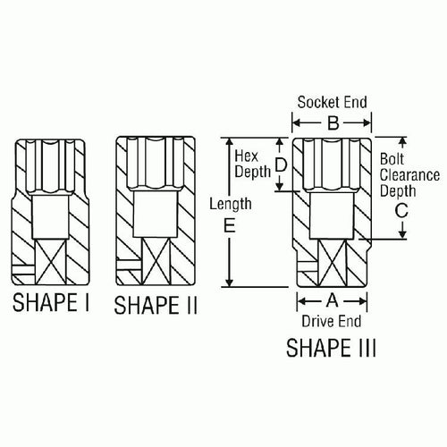 Grey Pneumatic 2016D 1/2" Drive x 1/2" Deep Length Impact - MPR Tools & Equipment