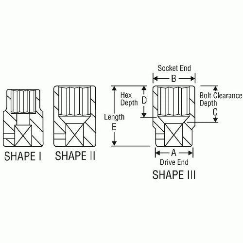 Grey Pneumatic 2119M 1/2" Drive x 19mm Standard Length Impact - MPR Tools & Equipment