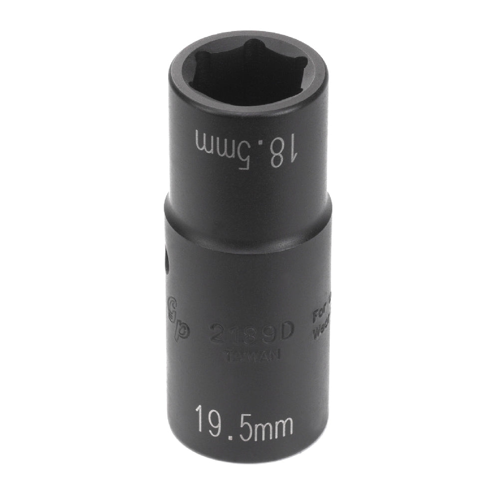 Grey Pneumatic 2189D 1/2" Drive x 18.5x19.5mm Deep Length Flip - MPR Tools & Equipment