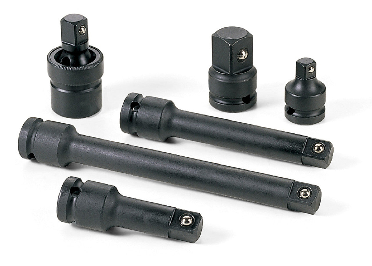Grey Pneumatic 2200 1/2" Drive 6 Piece Adapter/Extension Set - MPR Tools & Equipment