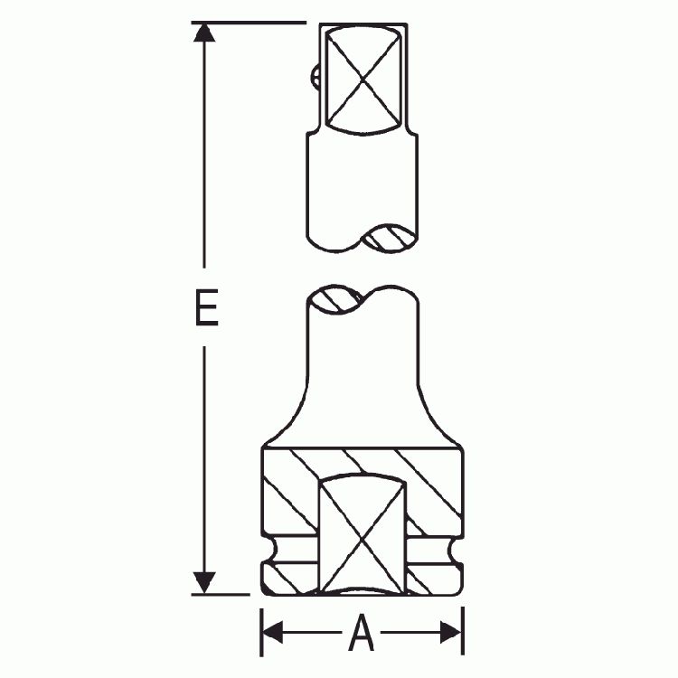 Grey Pneumatic 3010EB 3/4" Drive 10" Length Friction Ball Extension - MPR Tools & Equipment