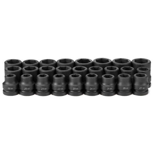 Grey Pneumatic 9026M 1" Dr. 26 Pc. Metric Set 19mm To 44mm - MPR Tools & Equipment