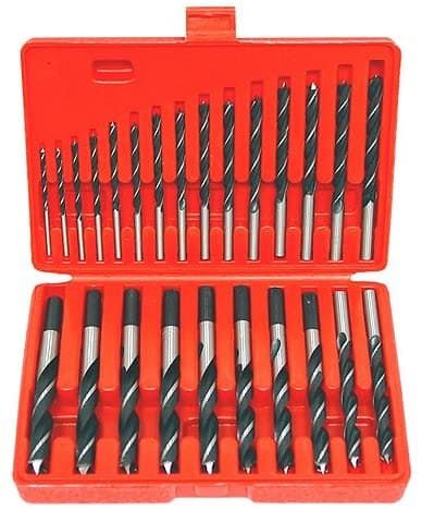 Grip 35385 25-Piece HSS Brad Point Drill Bit Set - MPR Tools & Equipment