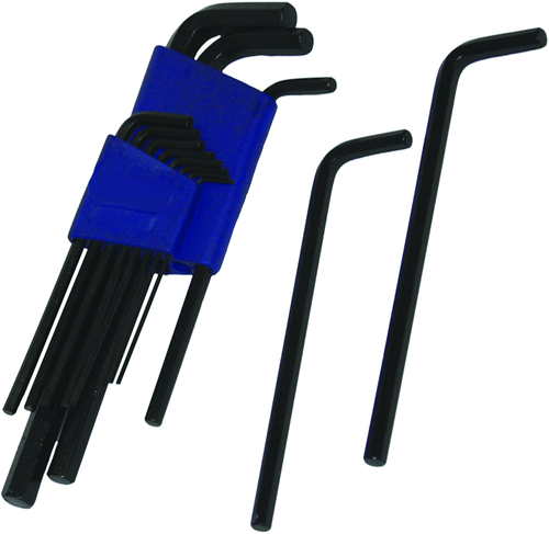 Grip RDHK13S 13Pc Black Hex Key Set - Sae - MPR Tools & Equipment