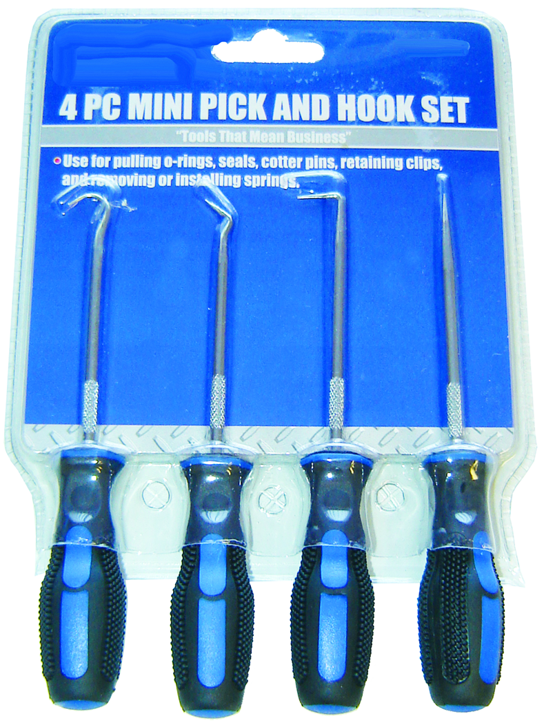 Grip RDMH4 4Pc Mini Pick And Hook Set - MPR Tools & Equipment