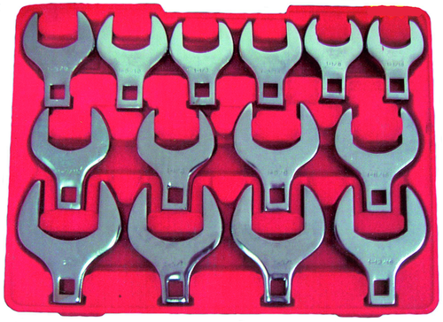 Grip RDXL90150 (14Pc) Jumbo Crowfoot Wrench Set Sae - MPR Tools & Equipment