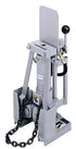 Greenlee H4905A Hydraulic Sign Post Puller with alloy chain, retracted position