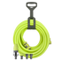 Flexzilla HFZG12050QN Garden Hose Kit 1/2 in. x 50 ft. coiled on hanger with quick connect couplers, nozzle, and adapters