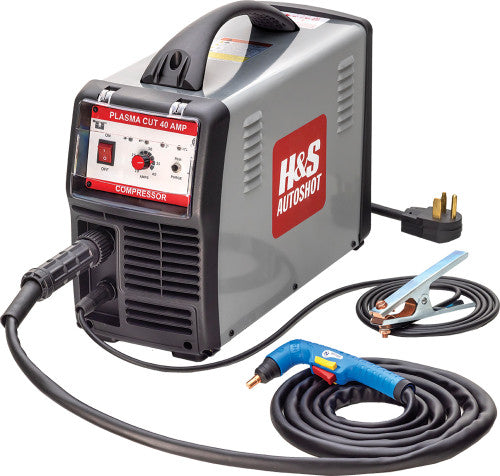 H&S Autoshot HSW-6004C 40A Plasma Cutter with Internal Air Compressor (230V) - MPR Tools & Equipment