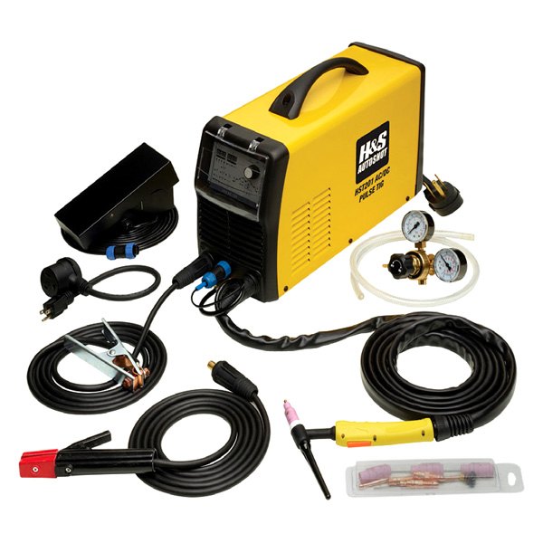 H&S Autoshot HSW-6321 115/230 V 200 A AC/DC Pulse Professional TIG/Stick Welder - MPR Tools & Equipment