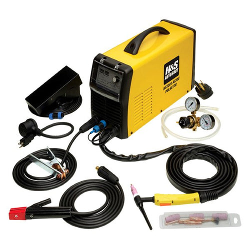 H&S Autoshot HSW-6321 115/230 V 200 A AC/DC Pulse Professional TIG/Stick Welder - MPR Tools & Equipment