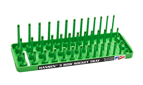 Hansen Global Inc. HAN14043 Skt Tray 1/4 Metric Green - MPR Tools & Equipment