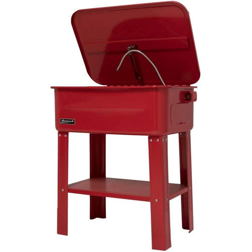 Homak 20-Gallon Parts Washer. Red. RD00820310