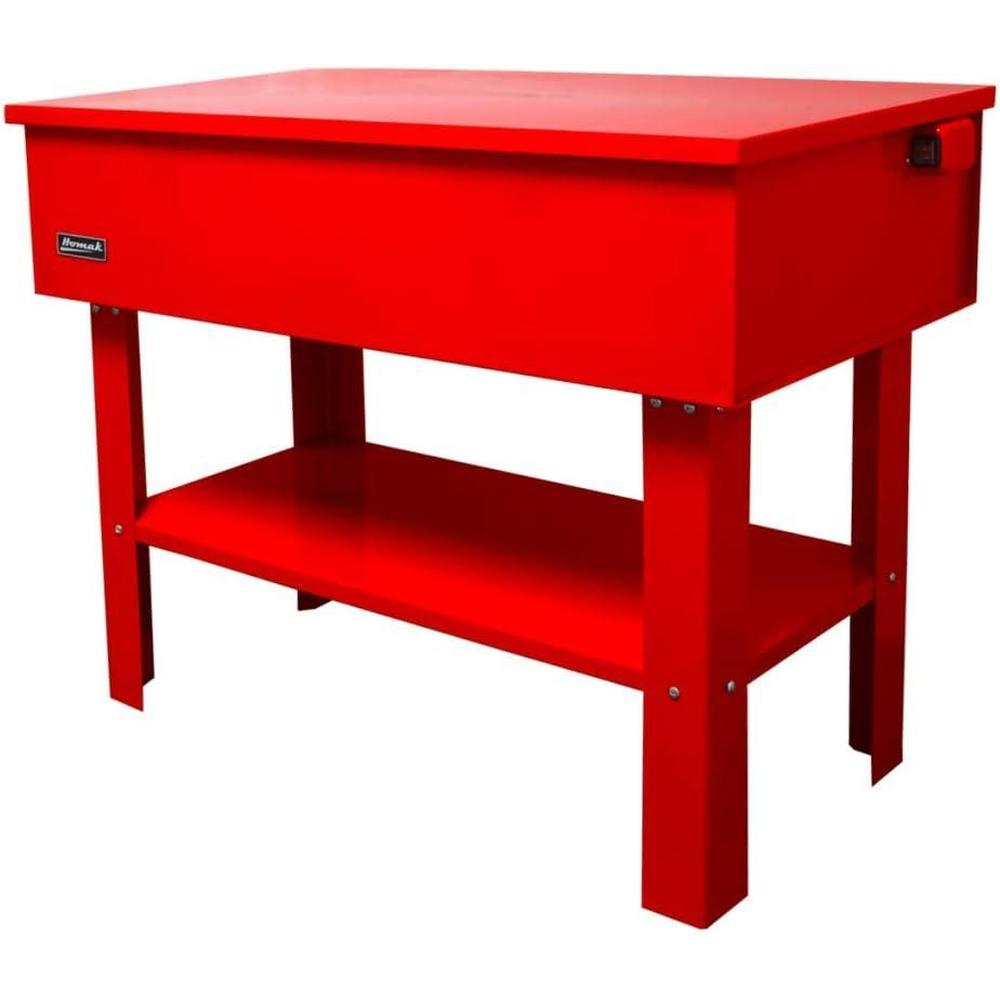 Homak 20-Gallon Parts Washer. Red. RD00820310