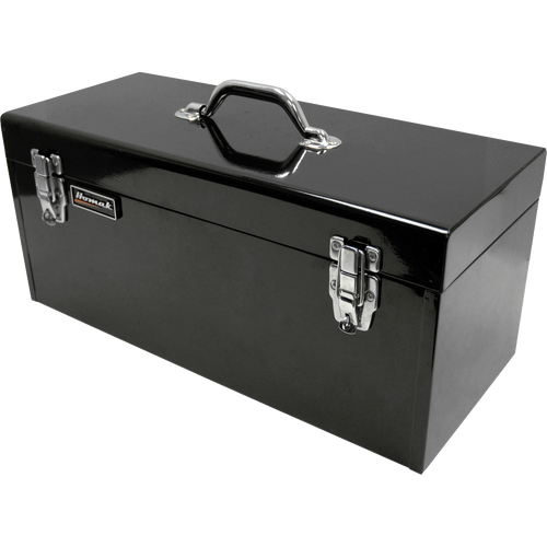 Homak BK00120920 20" Black High Tool Box W/ Black Metal Tray