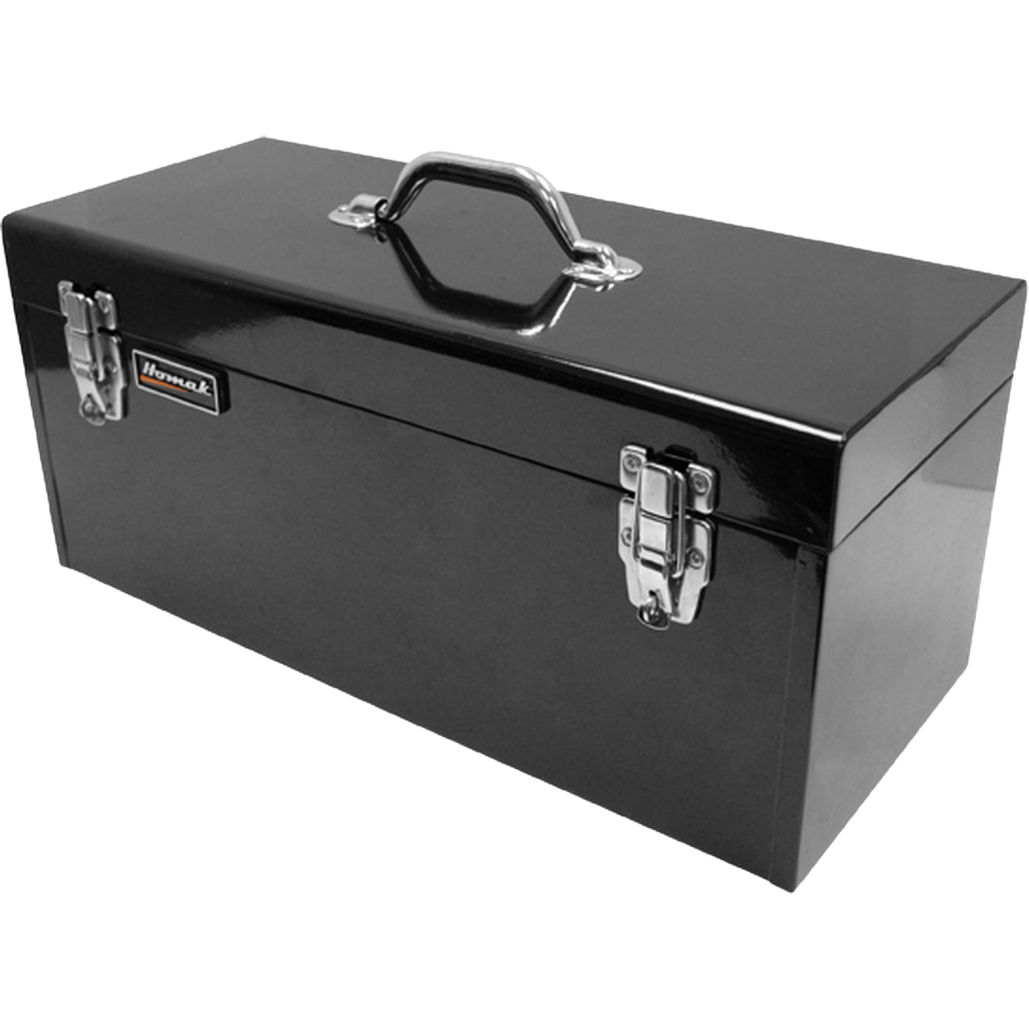 Homak BK00120920 20" Black High Tool Box W/ Black Metal Tray