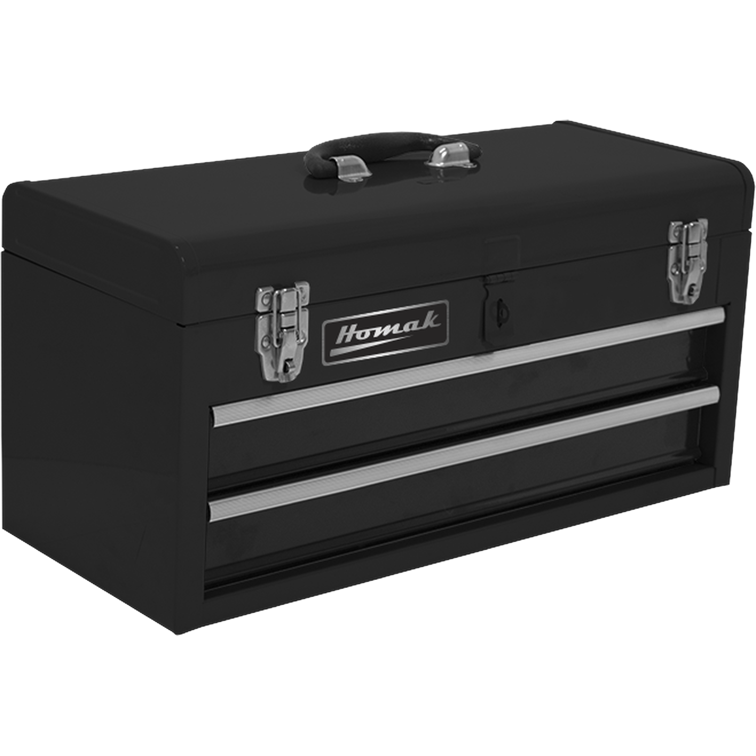 Homak BK01022001 20" Black 2 Drawer Toolbox