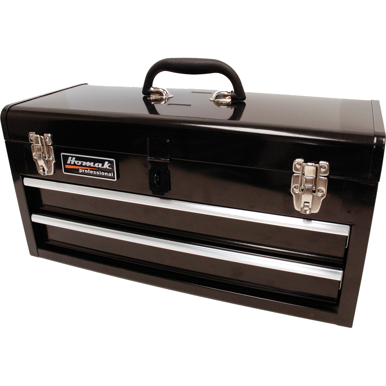 Homak BK01022001 20" Black 2 Drawer Toolbox
