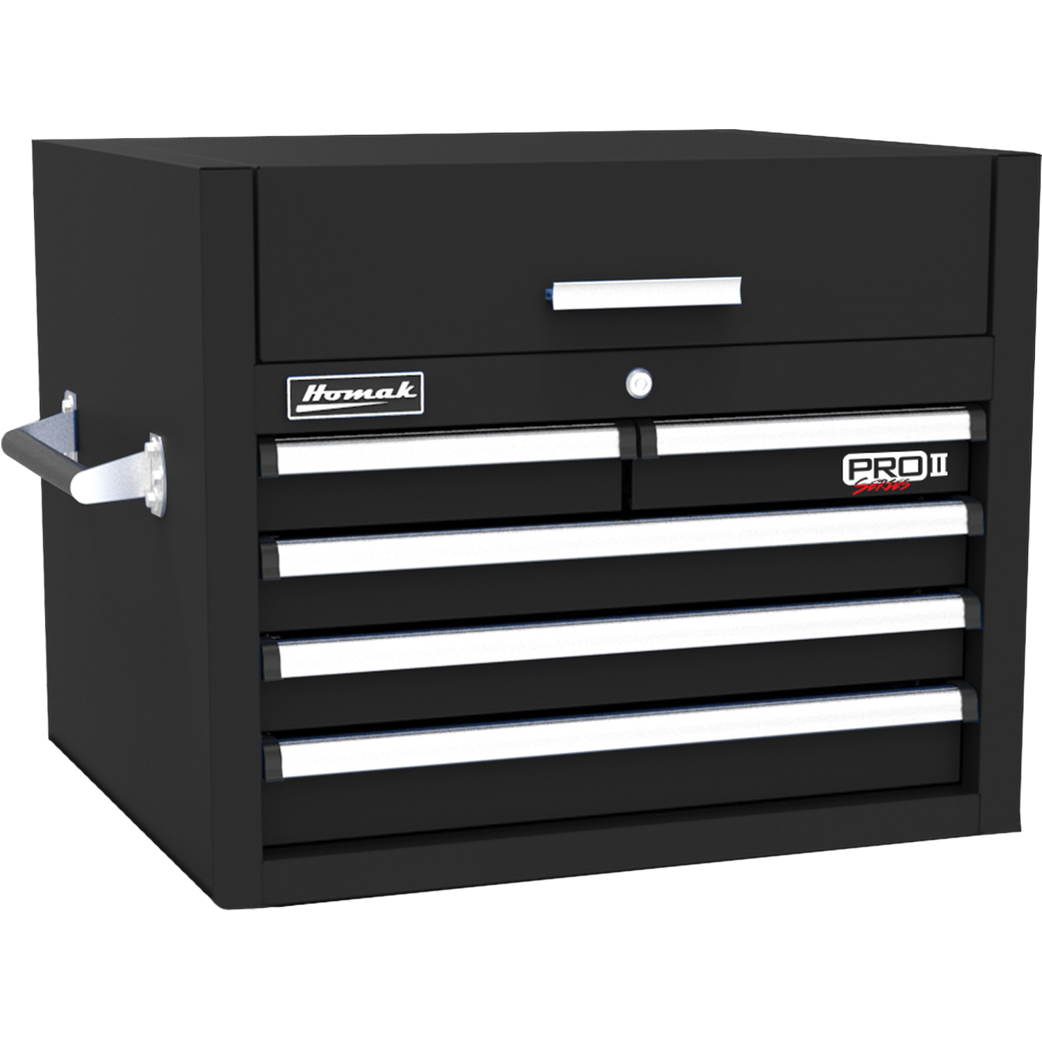 Homak BK02027052 27" Pro 2 5-Drawer Top Chest - Black