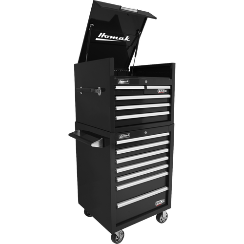Homak BK02027052 27" Pro 2 5-Drawer Top Chest - Black