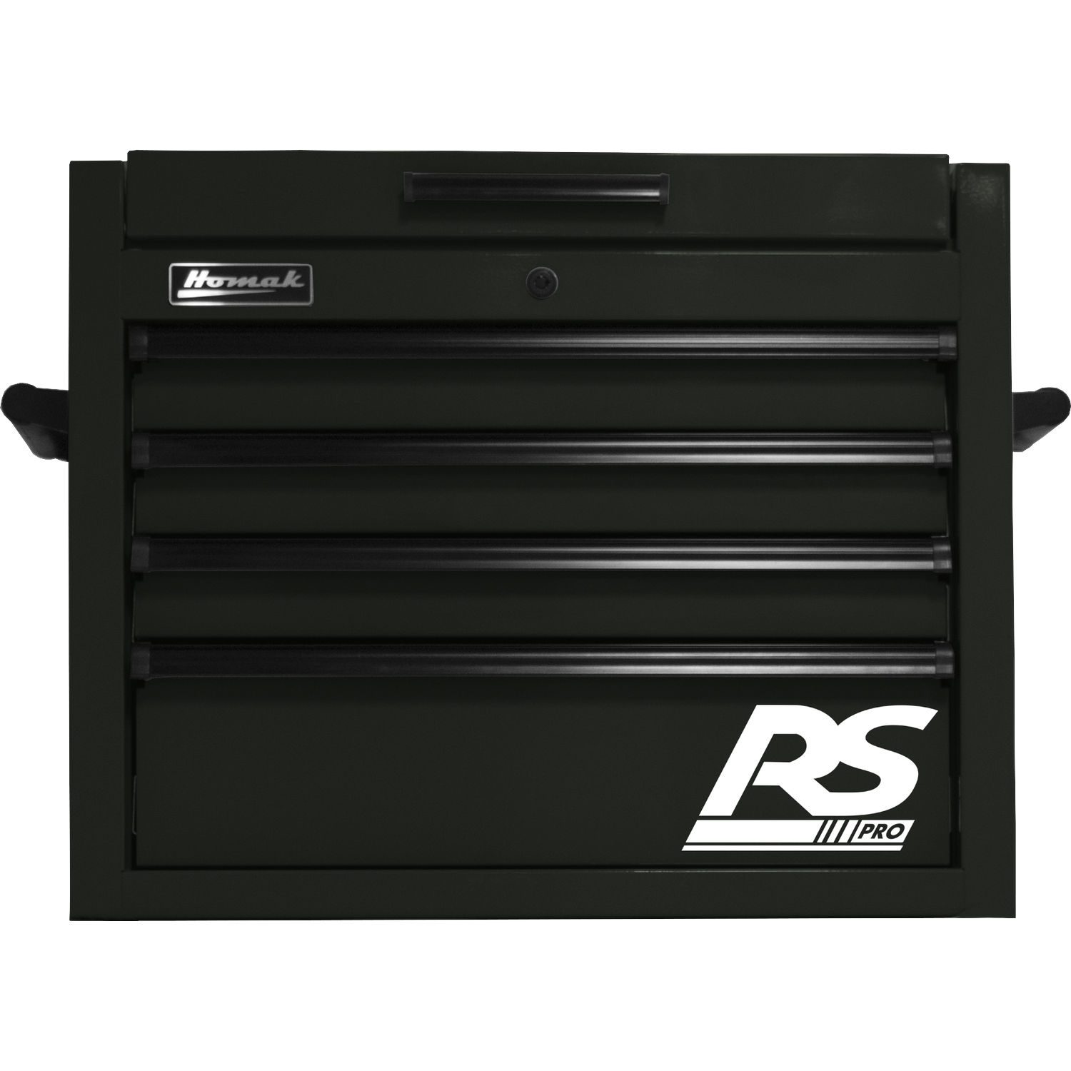Homak BK02027401 27" RS PRO 4 DWR TOP CHEST W/OUT-BK