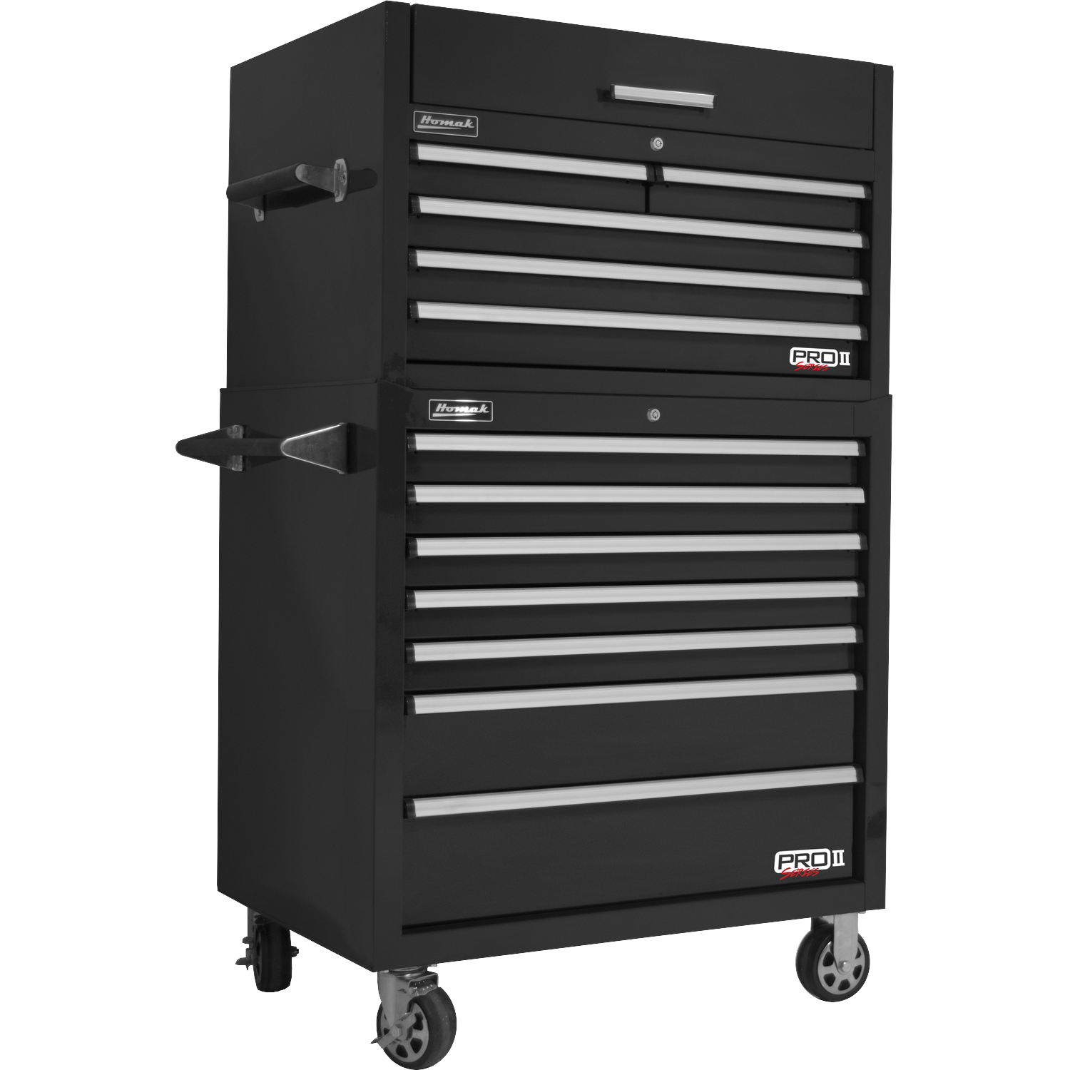 Homak BK02036052 36" Pro 2 5-Drawer Top Chest-Black