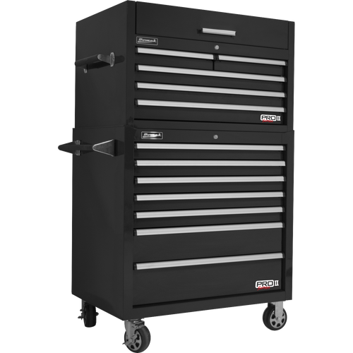 Homak BK02036052 36" Pro 2 5-Drawer Top Chest-Black