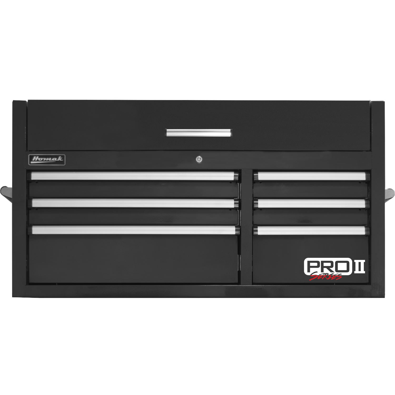 Homak BK02041062 41" Pro 2 6-Drawer Top Chest - Black