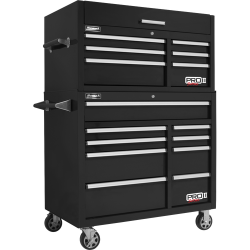 Homak BK02041062 41" Pro 2 6-Drawer Top Chest - Black