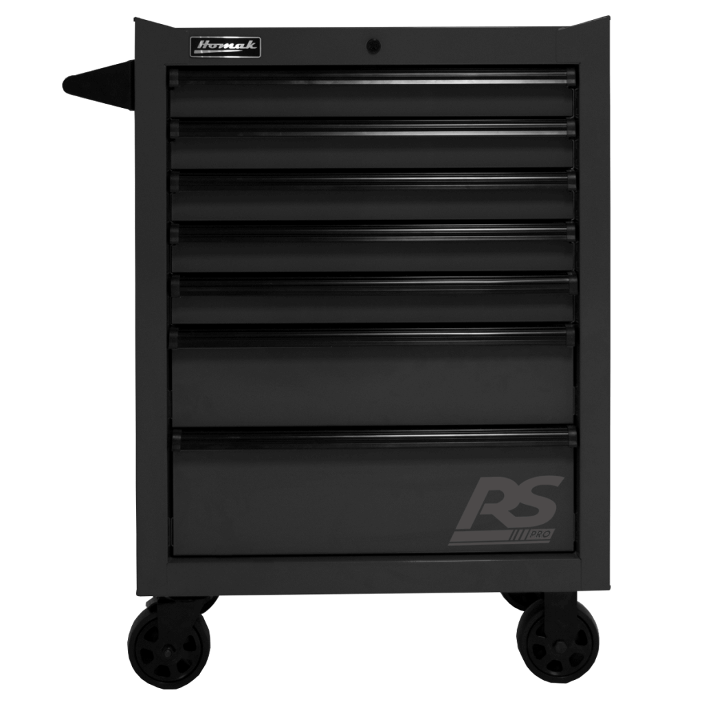 Homak BK04027770 27 RS Pro Roller Cabinet (Black) - MPR Tools & Equipment