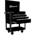 Homak BK06032000 35" Professional 4 Drawer Service Cart - BLACK